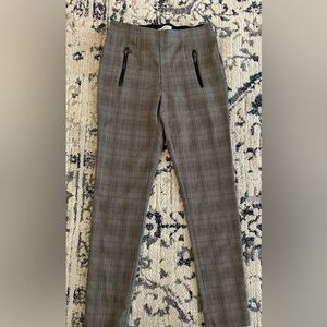Calvin Klein Gray Plaid Straight Leg Pants